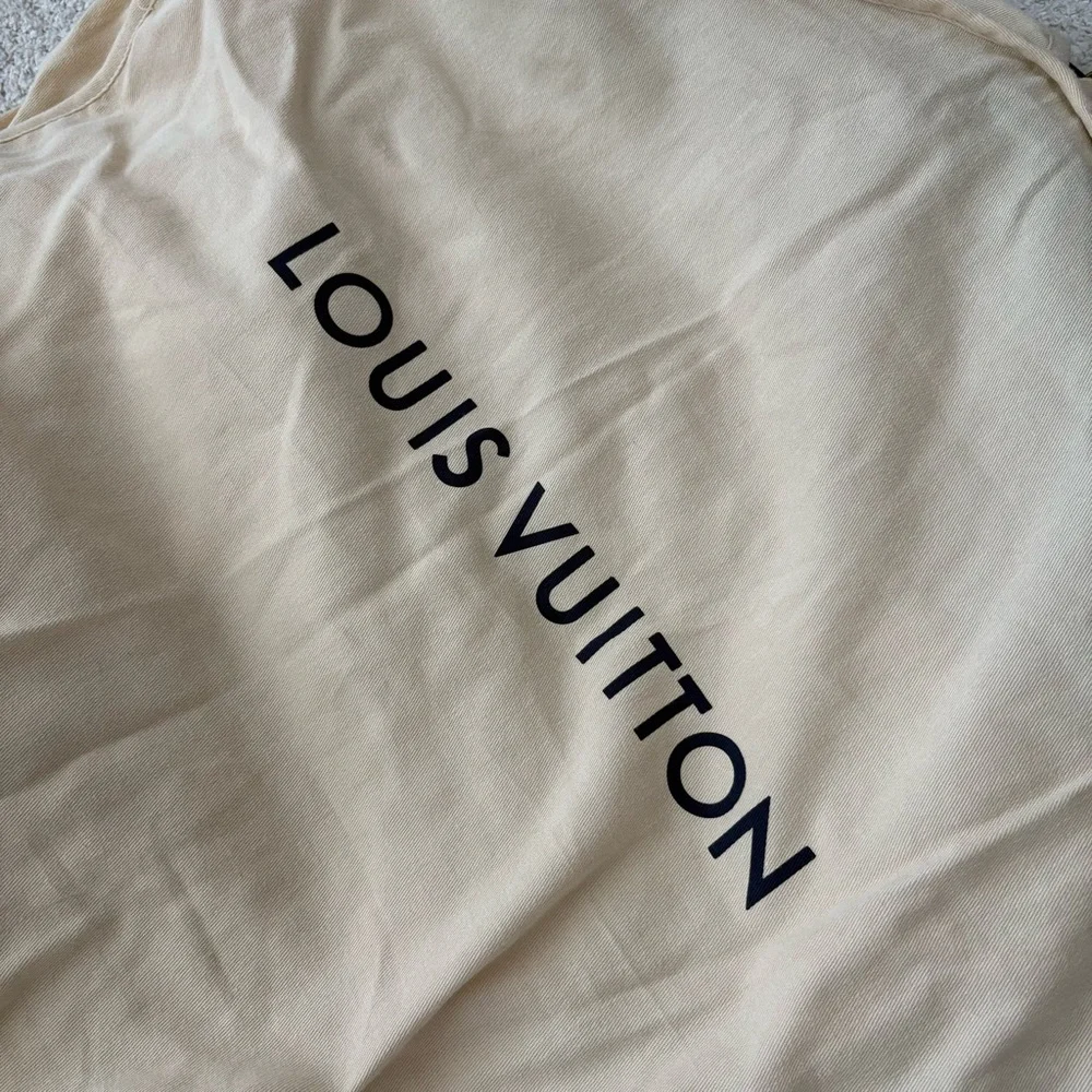 Louis Vuitton Beige Garment Bag & Logo Hanger